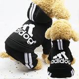 Adidog Clothes Autumn and Winter New Pet Clothes Small Medium Clothes Luxury Dog Puppy Chihuahua Pet Warm Four-Legged Sweater