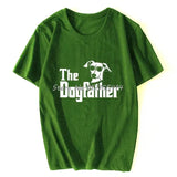 The Dogfather Greyhound T-Shirt Short Sleeve Oversized Funny Italian Greyhound Dad Mom Gift For Dog Lovers T Shirt Hip Hop