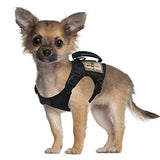 Chihuahua Cloth Small Dog Tactical Vest Training Harness xs Outdoor Working  Adjustable Military MOLLE with Rubber Handle