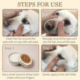 Pet Tears Ointment Remove Traces Of Tears Organic Calendula Tear Stain Cream Tear Duct Cleaning Cream Eye Cream For Dogs And Cat