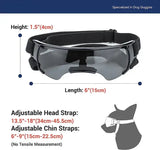 ATUBAN Dog Goggles Small Breed, Dog Sunglasses for Small Breed UV Protection Eyewear for Small Dog puppy Outdoor Riding Driving