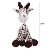 Fun Pet Toy Donkey Shape Corduroy Chew Toy For Dogs Puppy Squeaker Squeaky Plush Bone Molar Dog Toy Pet Training Dog Accessories