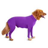 Pet Dog Onesie Clothes Medium Large Dog Pajamas Anxiety Calming Shirt 4 Legs Dog Jumpsuit Prevent Shedding Hair Surgery Recovery