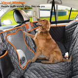 Pet Dog Car Seat Cover Waterproof Pet Travel Carrier Hammock Dog Blanket Mats Car Rear Back Seat Safety Protector for Cat Dogs